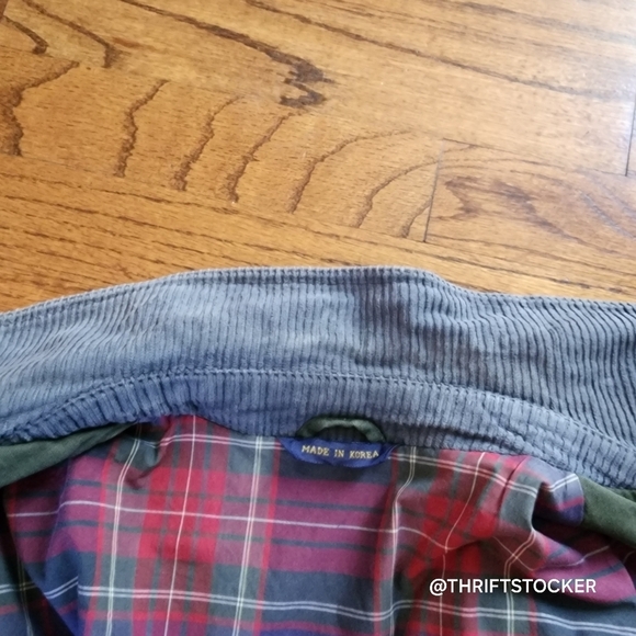 Y2K Jos A Bank olive drab chore coat - Picture 10 of 11